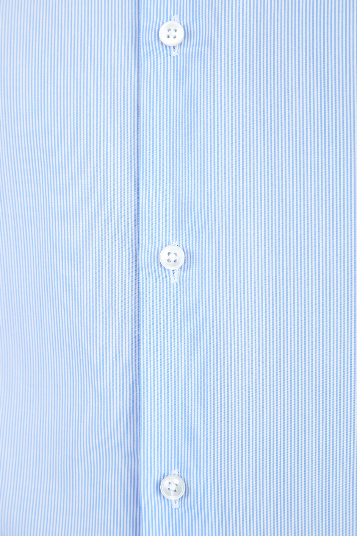 Рубашка из поплина с принтом в тонкую полоску XACUS, цвет голубой, размер 48;54;52 - фото 5